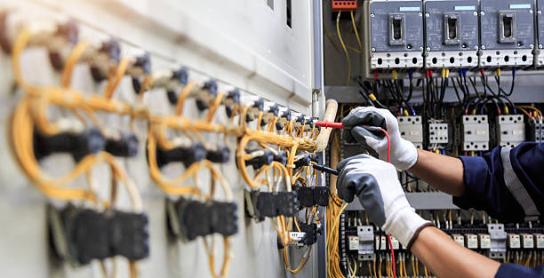 Professional Electrician technician working in New Cassel, NY
